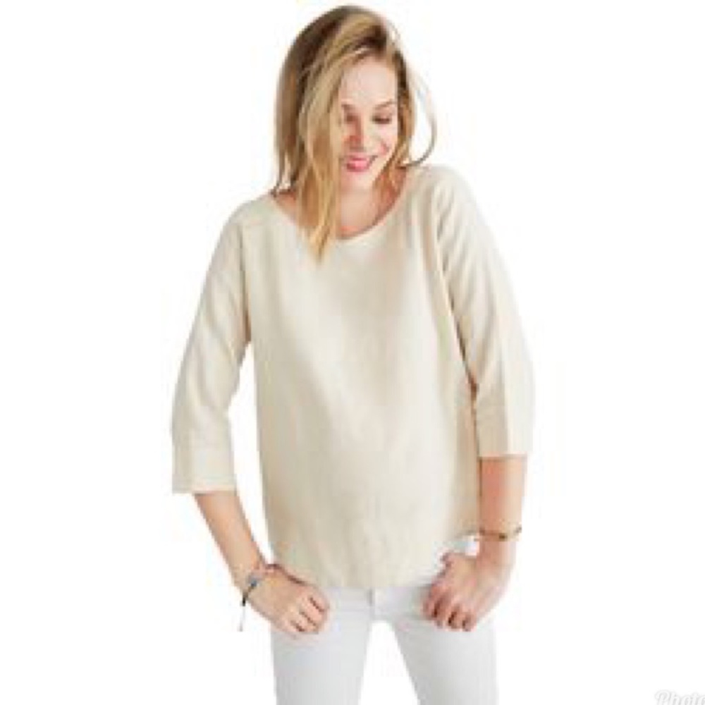 Hatch Maternity Cream Women's Top